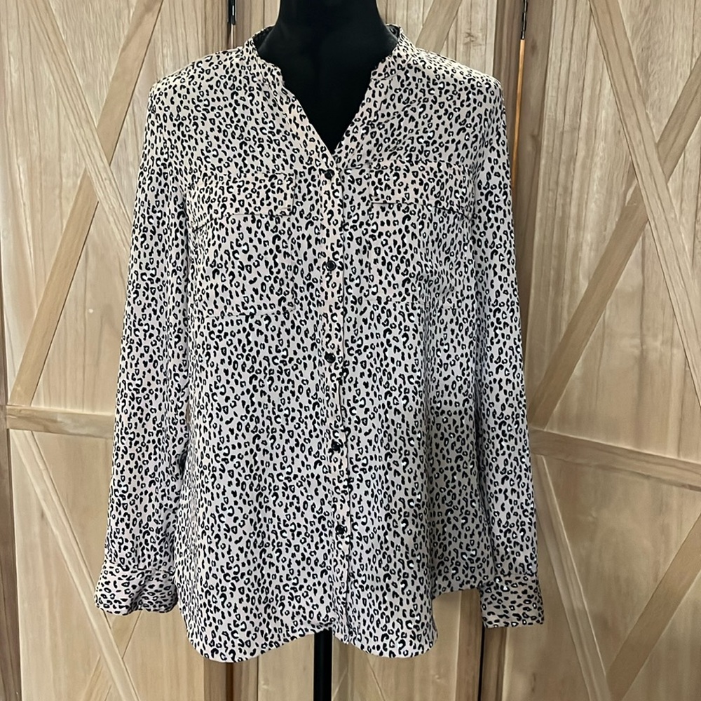 Leopard print blouse